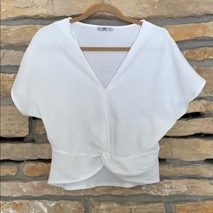 Zara low cut blouse